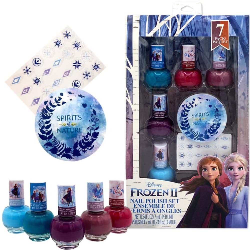 Disney Frozen Nail Polish Set Scented Nail Polish Girls Playset Pack
